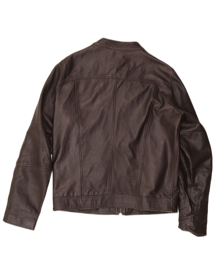 Vintage Ανδρικό Δερμάτινο Μπουφάν UK 38 Μεσαίο Καφέ
