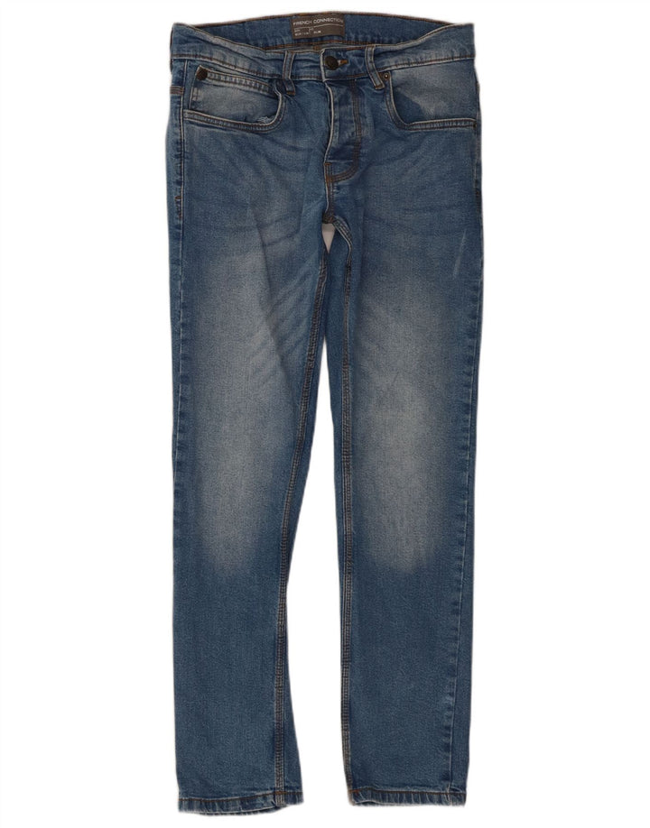 French Connection Ανδρικό Slim Jeans W30 L30 Blue Cotton