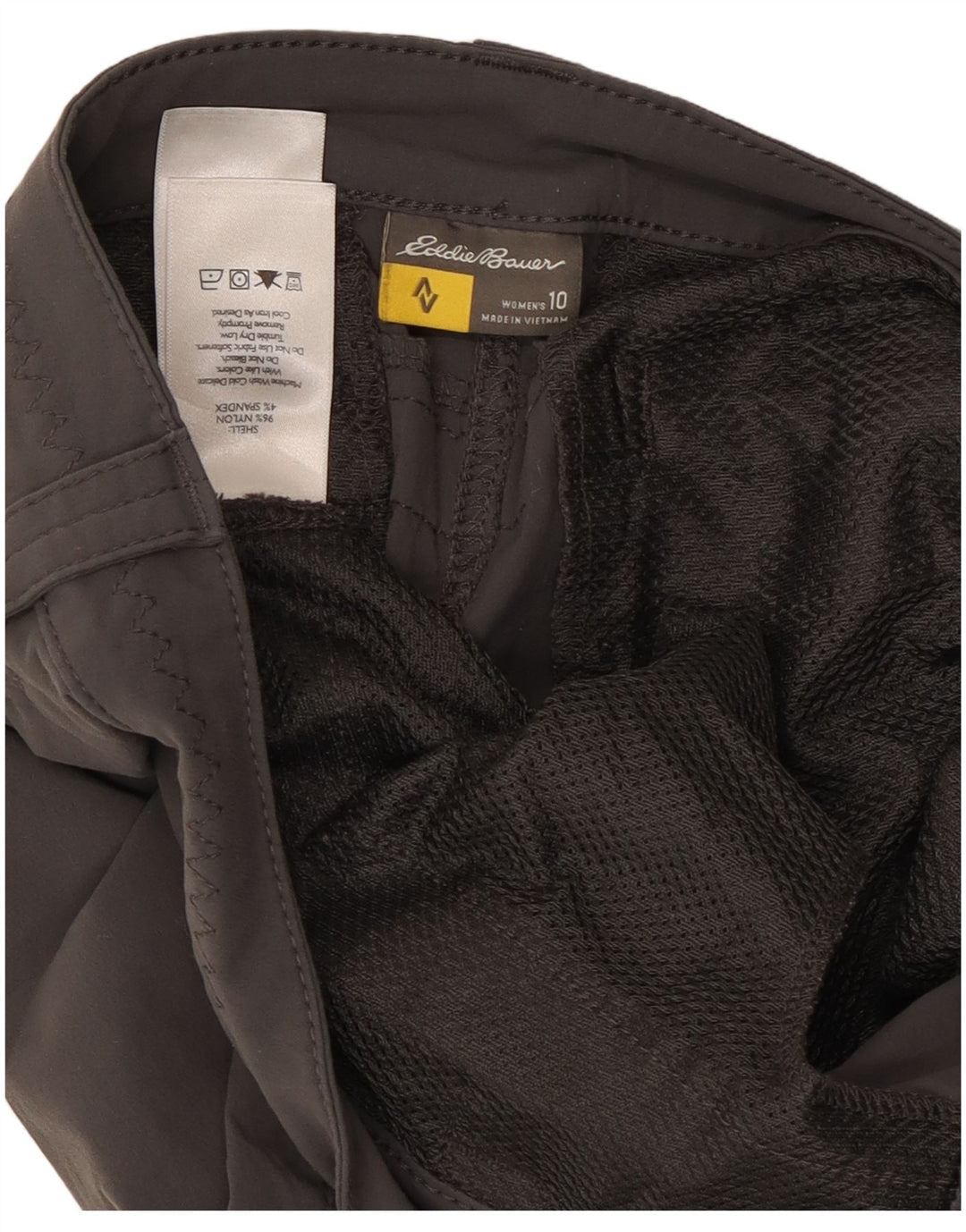 Γυναικείο σορτς πεζοπορίας Eddie Bauer US 10 Large W32 Grey Nylon