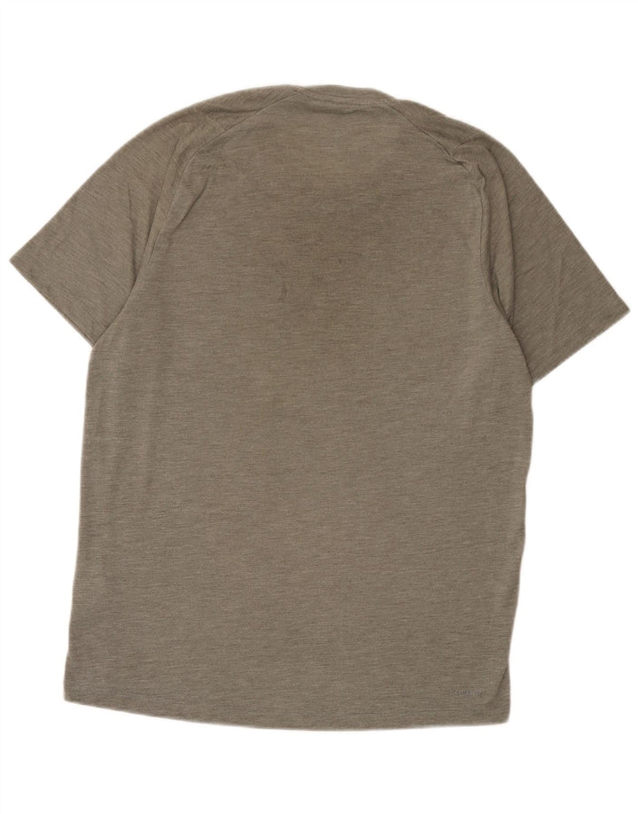 Ανδρικό T-Shirt Climalite Adidas Top Medium Grey Polyester