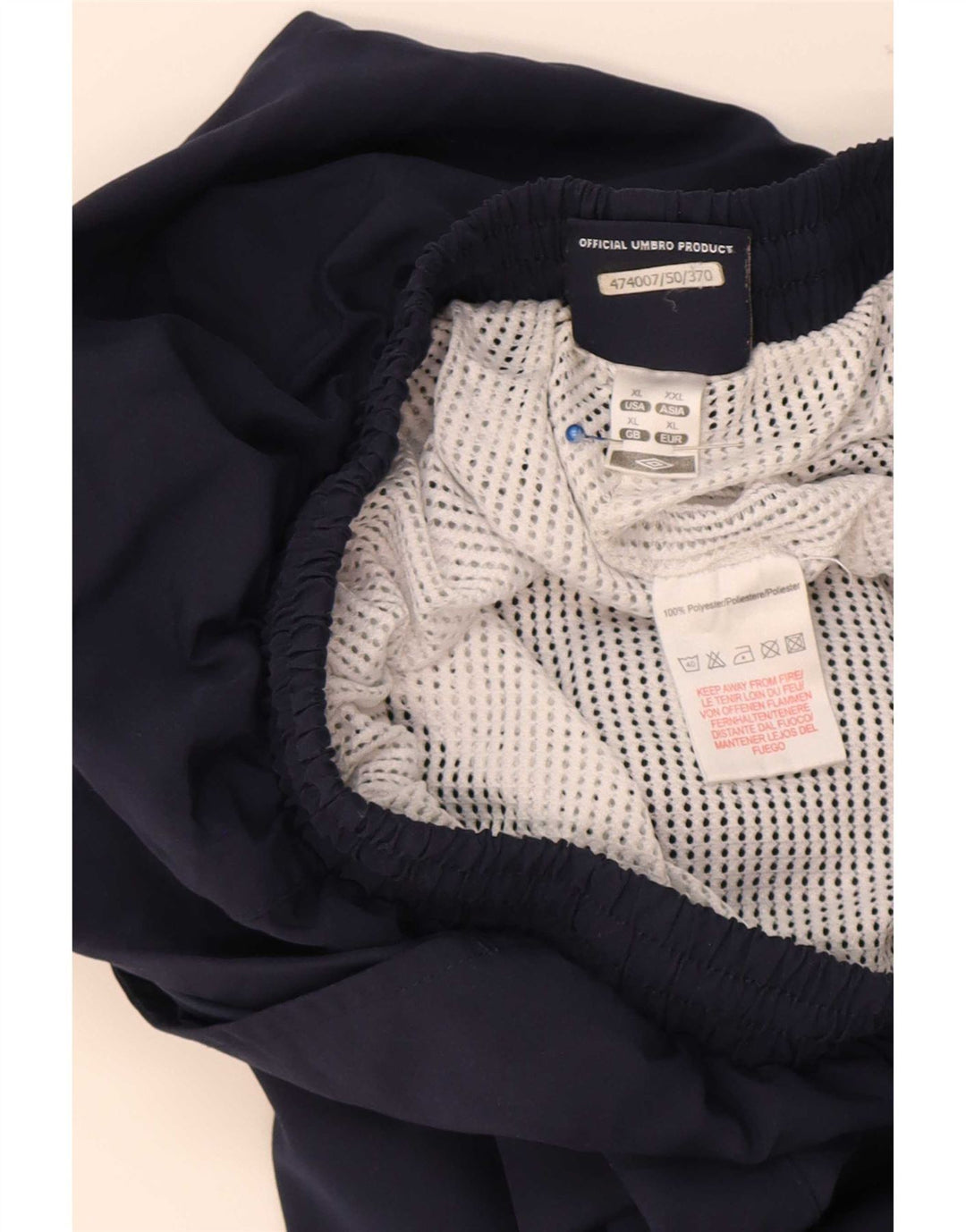 Ανδρικό αθλητικό σορτς βερμούδα Umbro XL Navy Blue Polyester