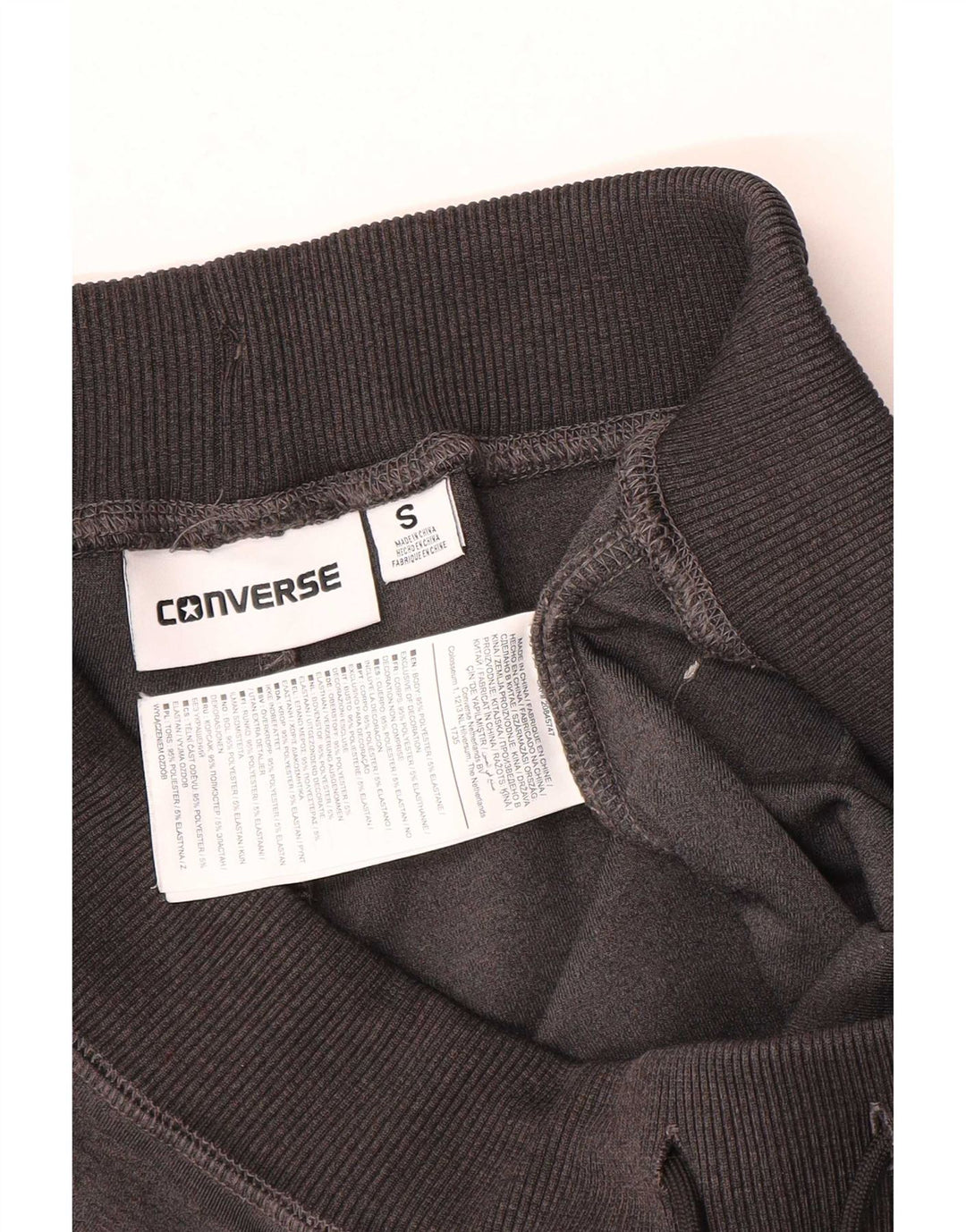 Γυναικεία αθλητική φόρμα Converse Παντελόνι Joggers UK 10 Small Grey Polyester