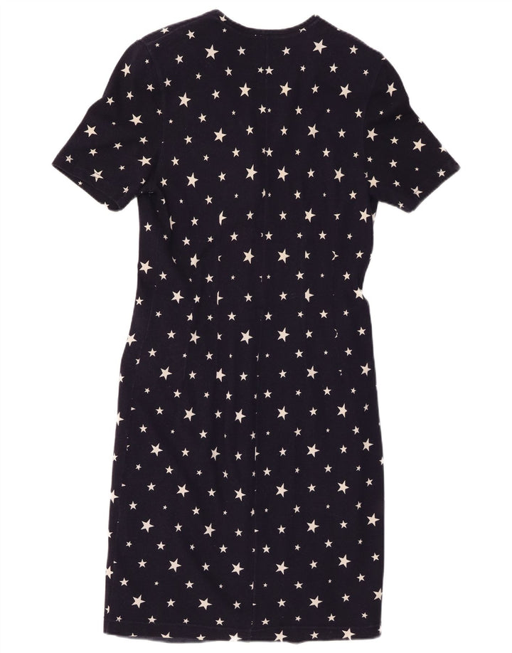 Γυναικείο πουκάμισο με αφηρημένο σχέδιο Fort & Madox Dress IT 44 Medium Navy Blue