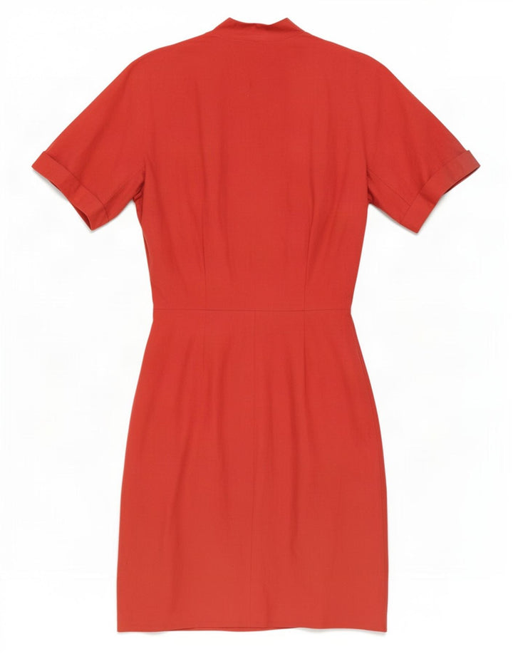 Max Mara Γυναικείο Φόρεμα Wrap UK 12 Medium Red Len
