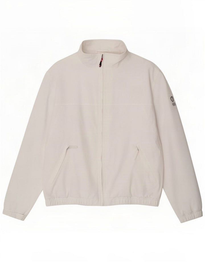 Murphy & Nye Mens Bomber Jacket UK 44 3XL White Polyamide