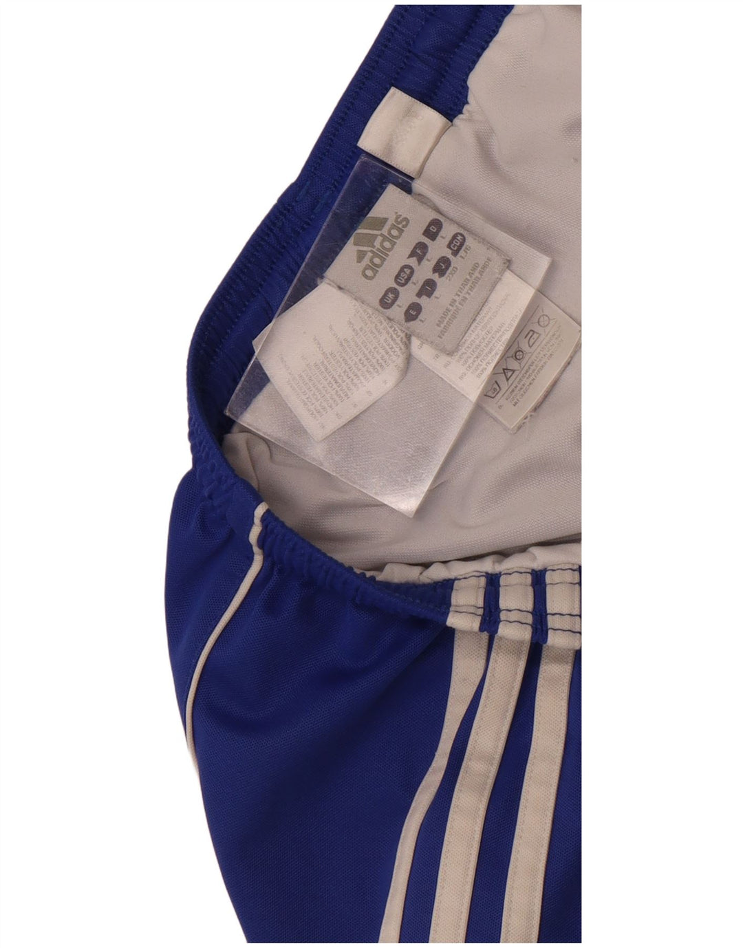 Ανδρικό αθλητικό σορτς Adidas μεγάλο μπλε πολυεστέρα