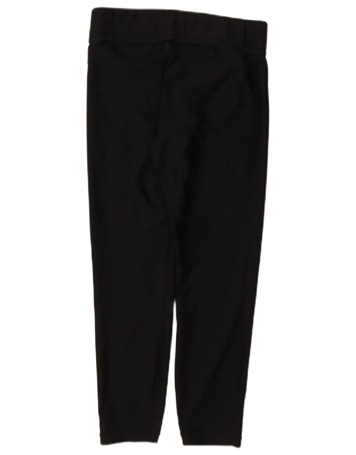 UNDER ARMOUR Womens Crop Leggings UK 12 Medium Black