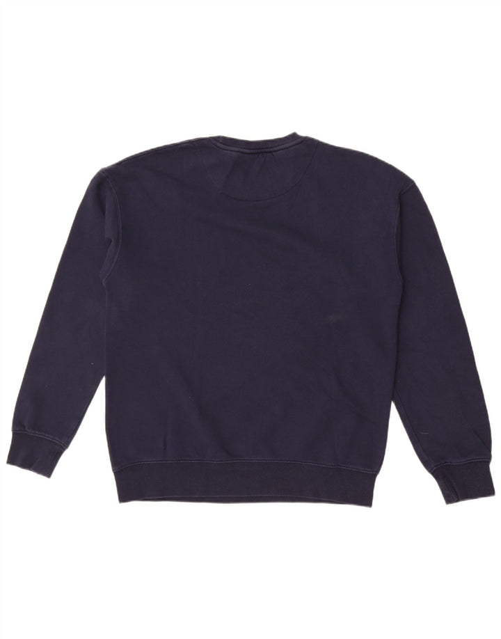 Jack & Jones Ανδρικό γραφικό φούτερ Jumper Medium Navy Blue από βαμβάκι