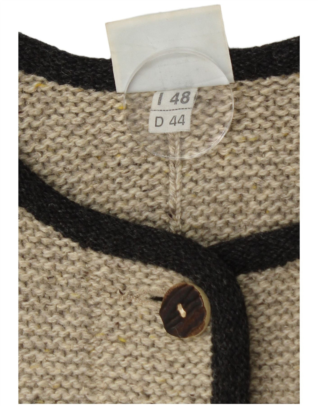 Lindbergh γυναικεία ζακέτα πουλόβερ IT 48 XL παρθένο μαλλί με γκρι φλύκταινες