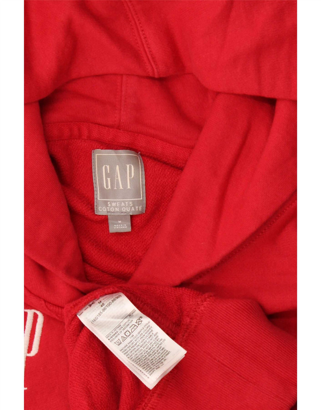 Ανδρικό Gap Graphic Hoodie Jumper Μεσαίο κόκκινο βαμβακερό