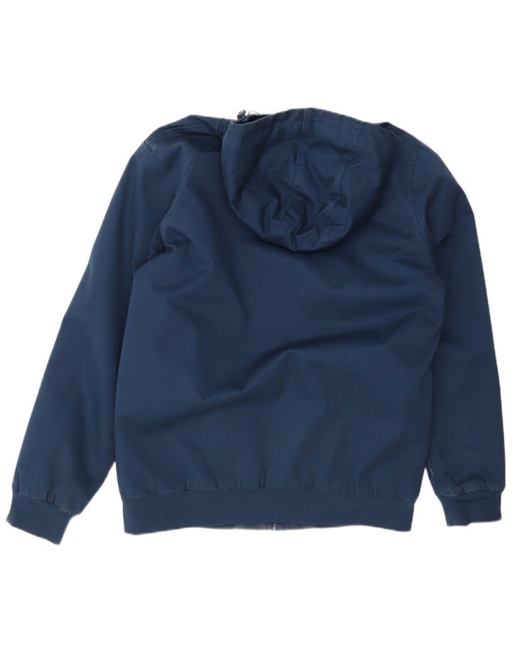 DC Ανδρικό Bomber Jacket με κουκούλα UK 40 Large Navy Blue Cotton