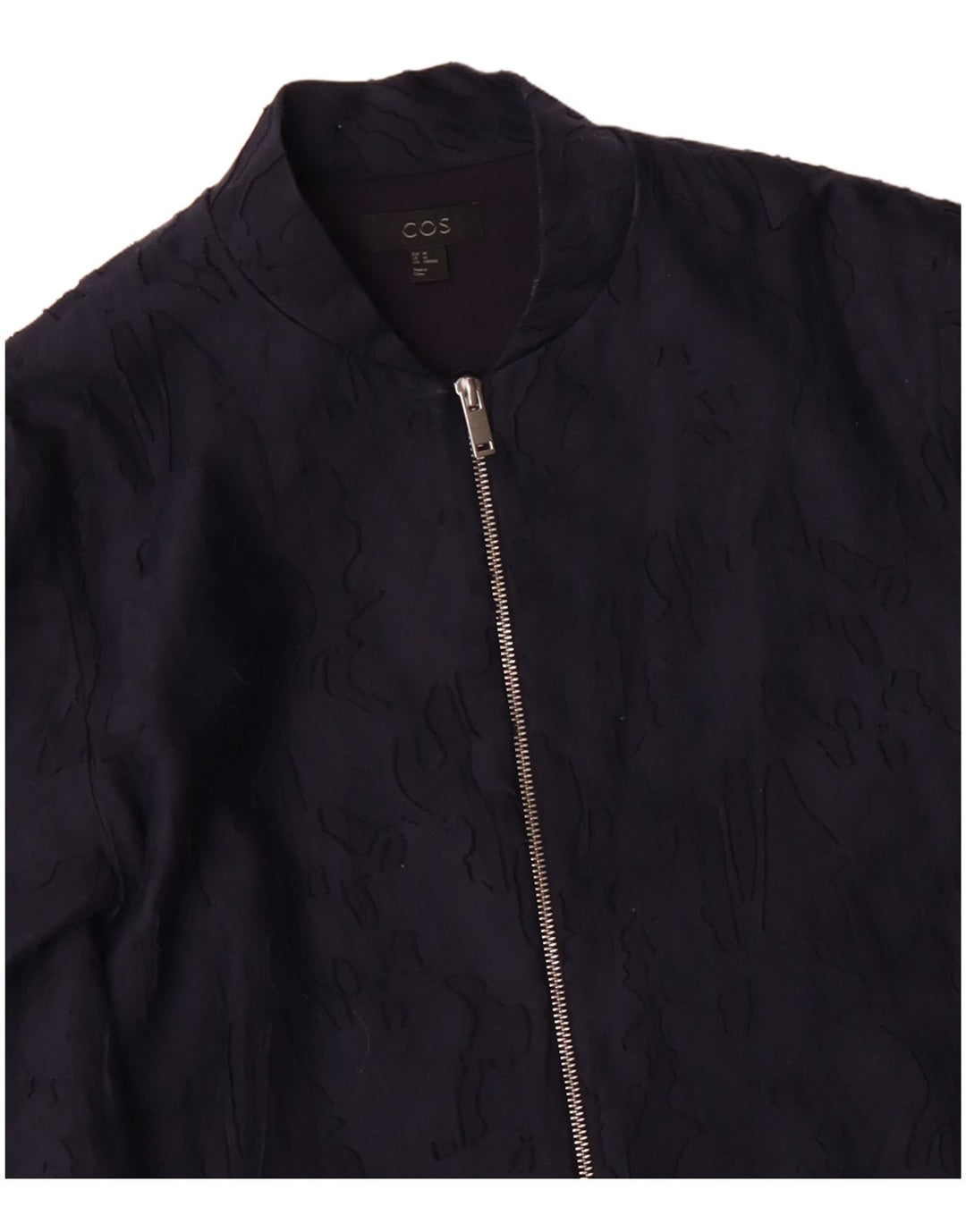 Γυναικείο πανωφόρι COS EU 40 Βαμβακερό μεσαίο Navy Blue Camouflage