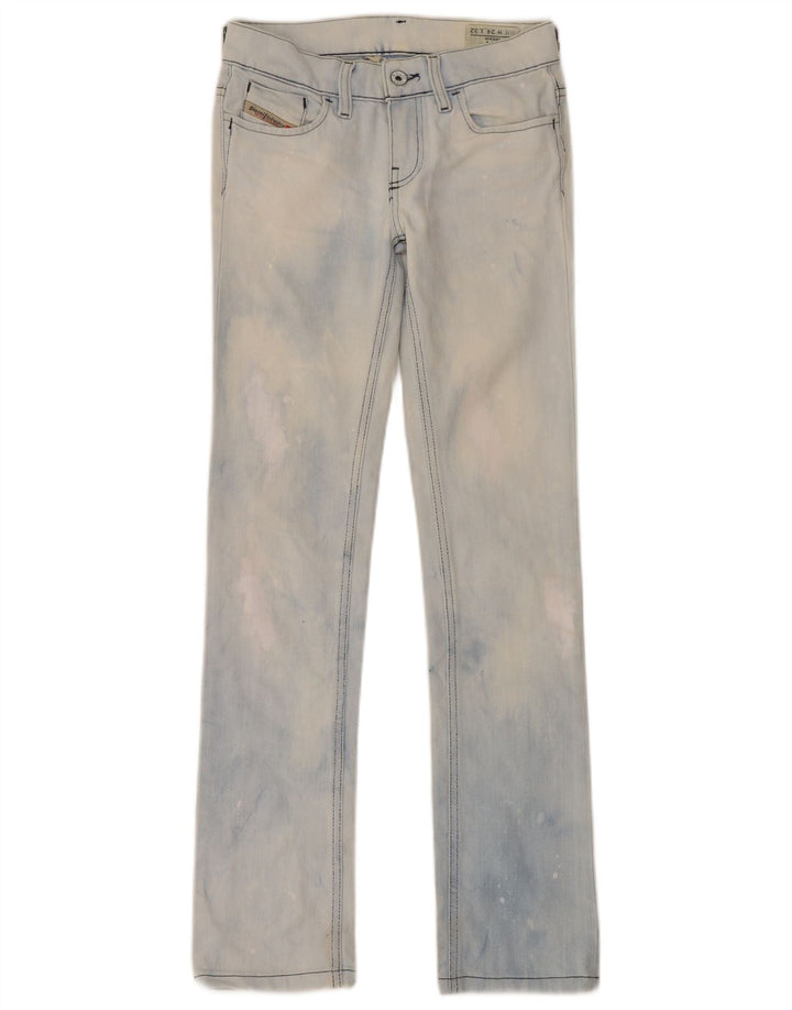 Diesel Womens Liv Slim Jeans W24 L32 Blue