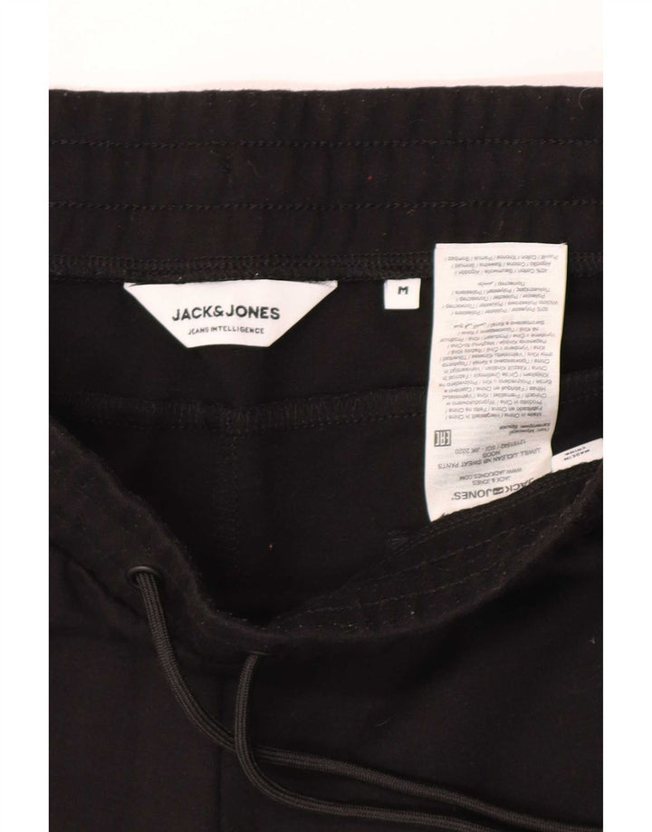 Jack & Jones Ανδρική αθλητική φόρμα Παντελόνι Joggers Μεσαίο Μαύρο Πολυεστέρα