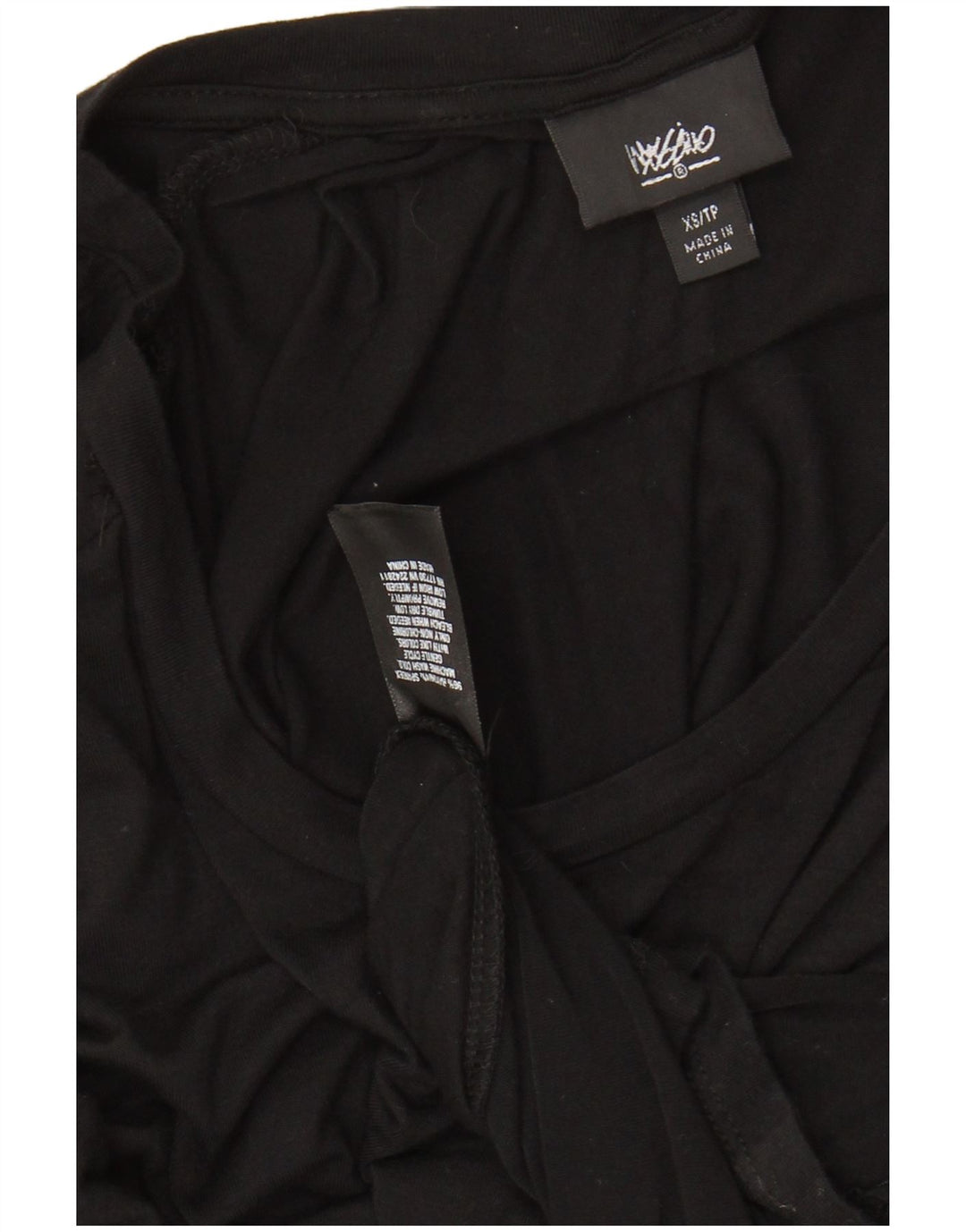 MOSSIMO Γυναικείο μάξι φόρεμα 3/4 μανίκι UK 6 XS μαύρο ρεγιόν