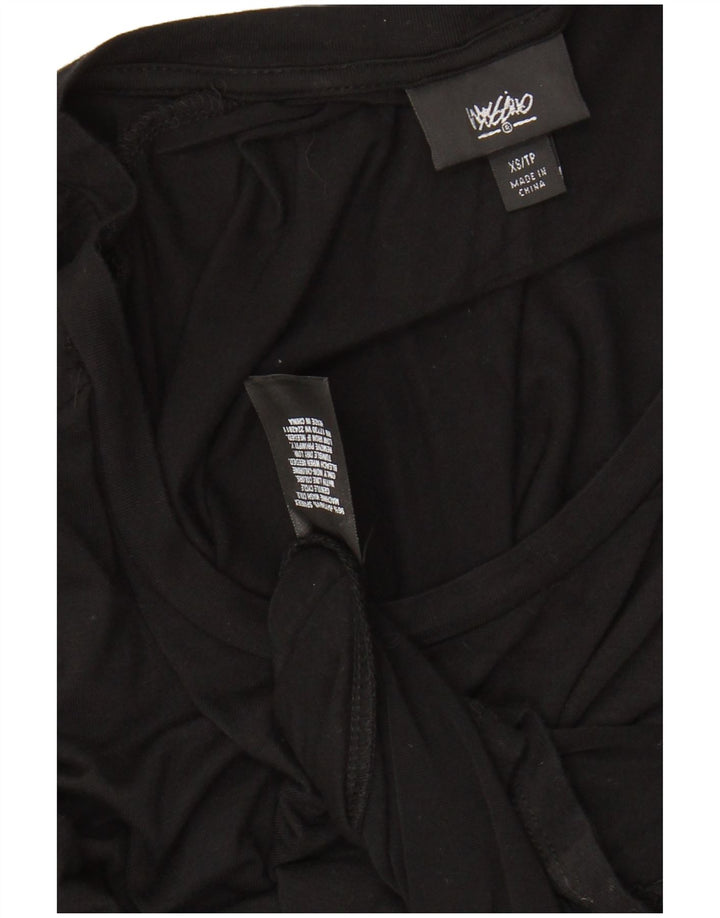 MOSSIMO Γυναικείο μάξι φόρεμα 3/4 μανίκι UK 6 XS μαύρο ρεγιόν