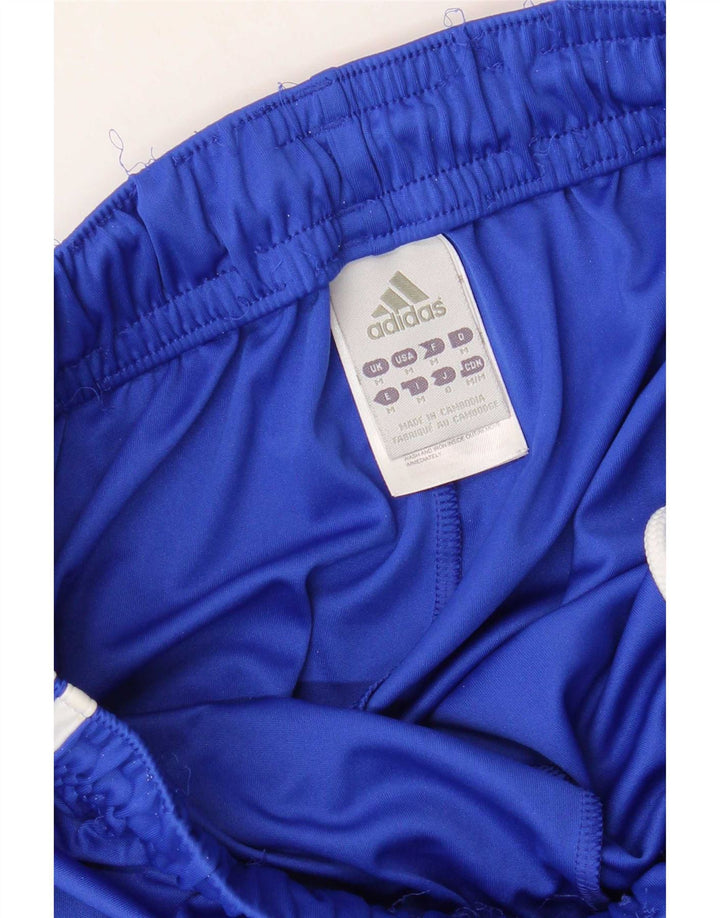 Ανδρικό αθλητικό σορτς Adidas Climalite από μεσαίο μπλε πολυεστέρα