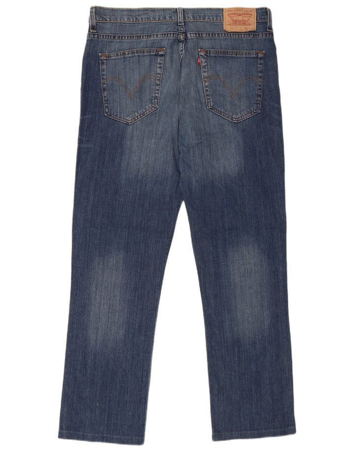 Ανδρικό τζιν Levi's Straight W36 L29 Μπλε βαμβακερό
