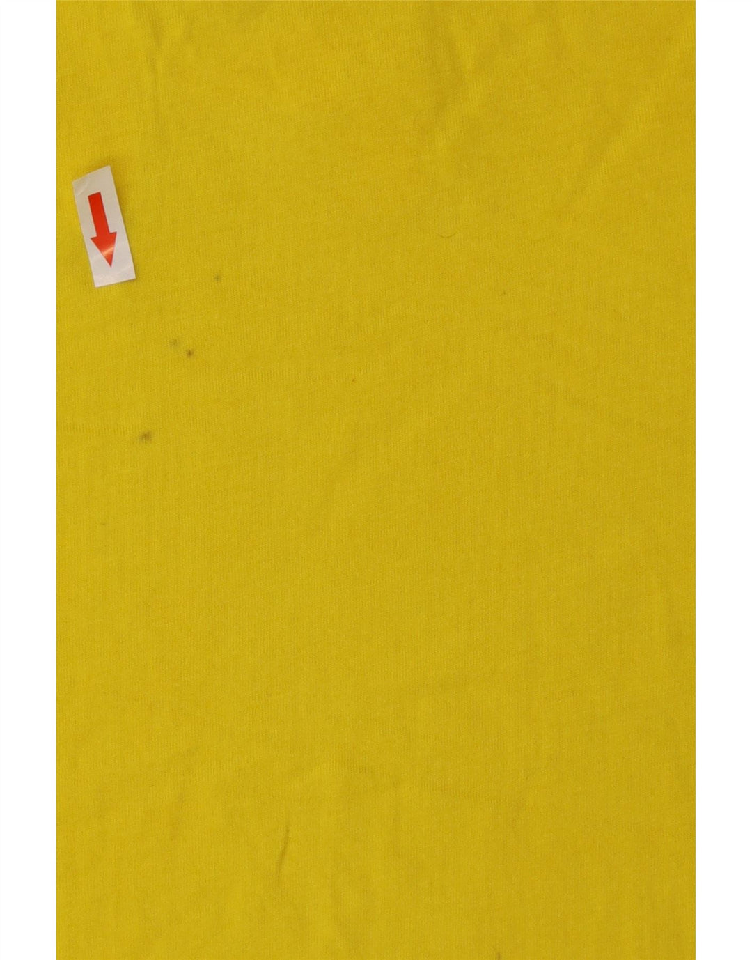 Fila Ανδρικό γραφικό T-Shirt Top Μικρό κίτρινο βαμβακερό