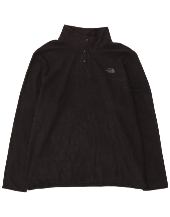 THE NORTH FACE Ανδρικό κουμπιά φλις λαιμόκοψη 2XL μαύρο πολυεστέρα