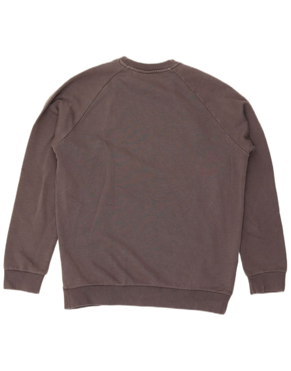 Adidas Mens Sweatshirt Jumper Medium Grey Cotton