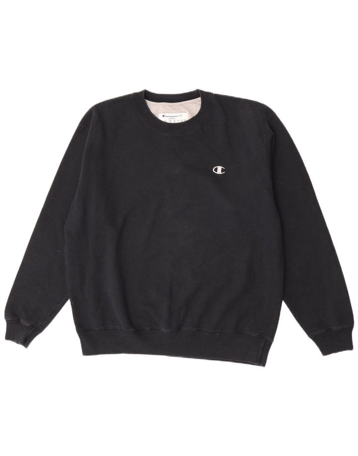 Ανδρικό φούτερ Champion Jumper Μεγάλο Μαύρο Βαμβακερό