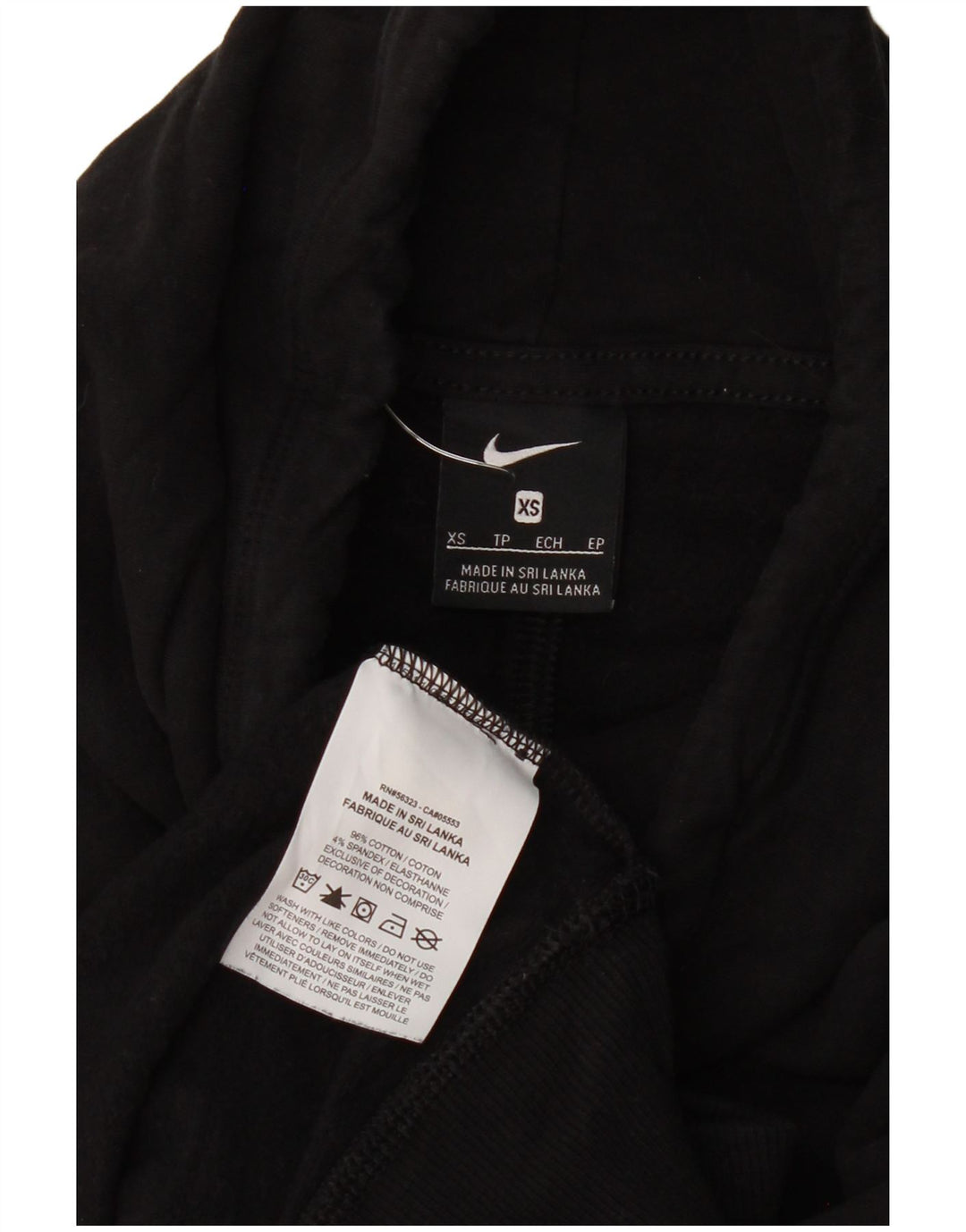 Γυναικείο φούτερ Nike Oversized Jumper UK 6 XS Μαύρο βαμβακερό