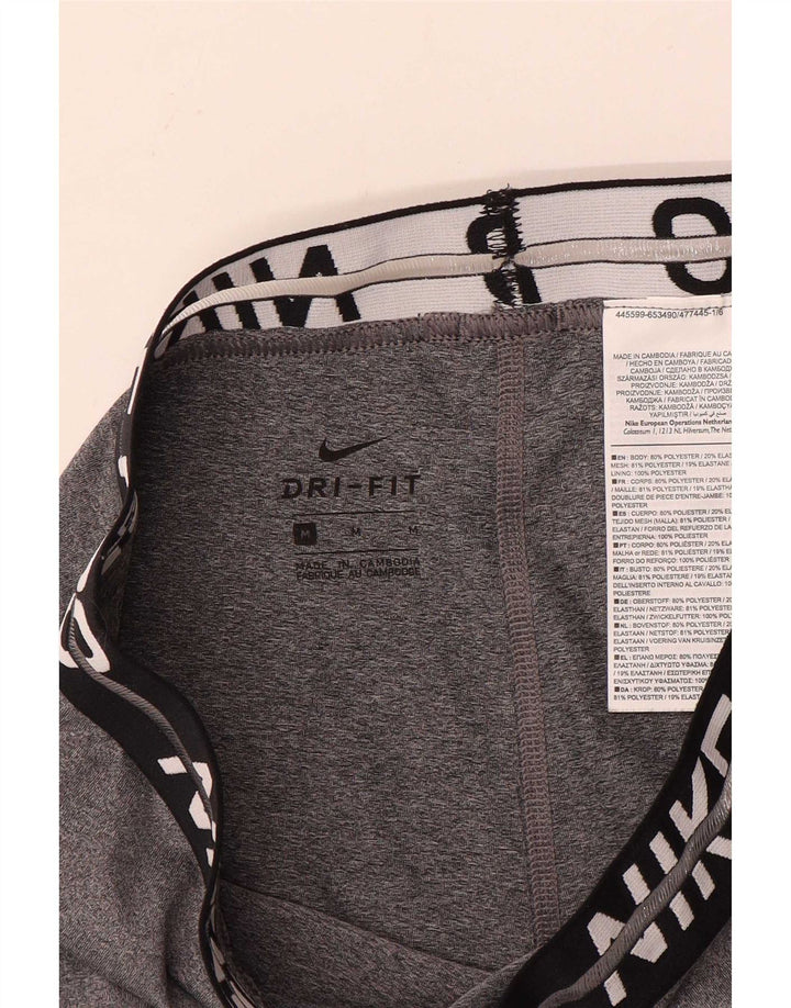 Γυναικεία κολάν Nike Dri Fit Graphic UK 14 Medium Grey Colourblock