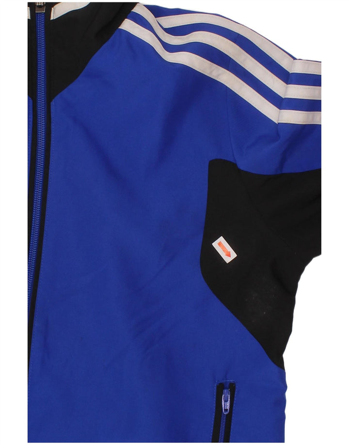 Μπουφάν ADIDAS Boys αθλητική φόρμα 7-8 ετών μπλε πολυεστέρας