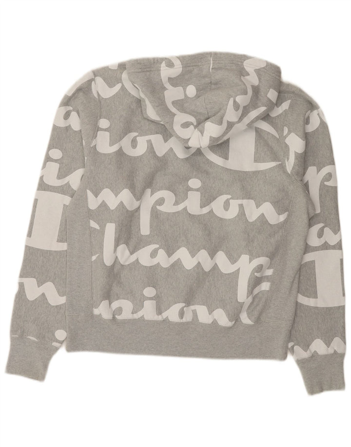 Ανδρικό Champion Graphic Hoodie Jumper Μεσαίο γκρι βαμβακερό
