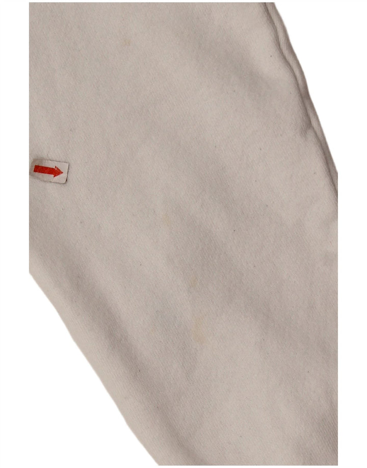 CHAMPION Γυναικεία αντίστροφη ύφανση Oversized Hoodie Jumper UK 10 Small White