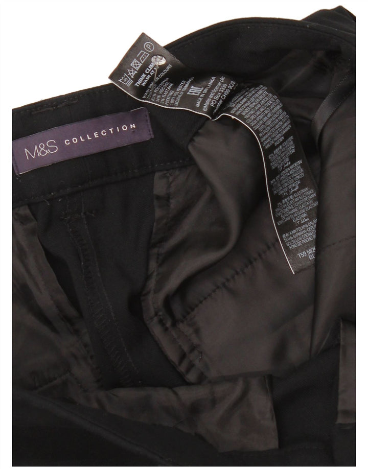 Marks & Spencer Γυναικείο παντελόνι Chino UK 12 Medium W34 L29 Μαύρο
