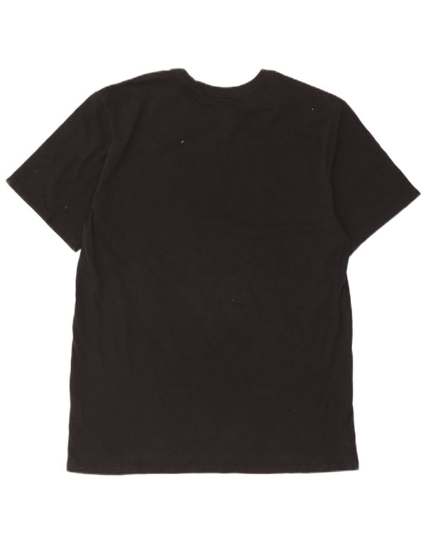 Ανδρικό T-Shirt Nike με γραφικό Dri Fit XL Μαύρο βαμβακερό