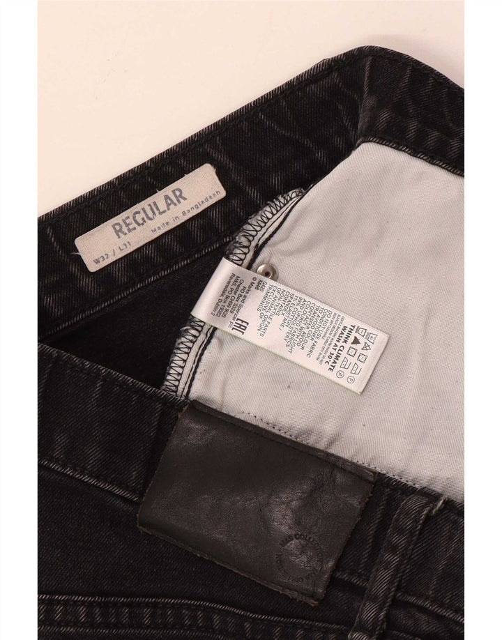 Ανδρικό τζιν κανονικό ίσιο Marks & Spencer W32 L31 Μαύρο βαμβακερό