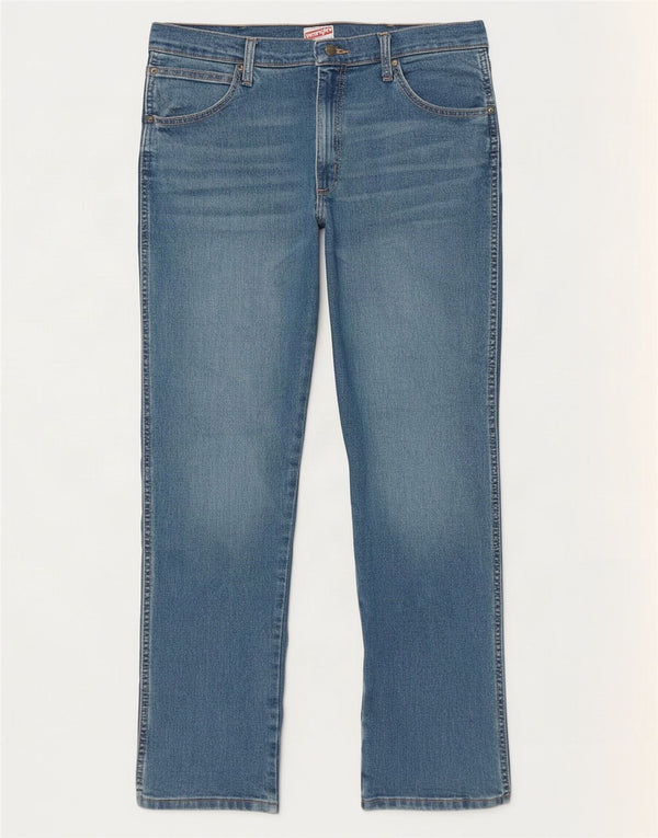 Γυναικείο ίσιο τζιν Wrangler W34 L29 Μπλε βαμβακερό