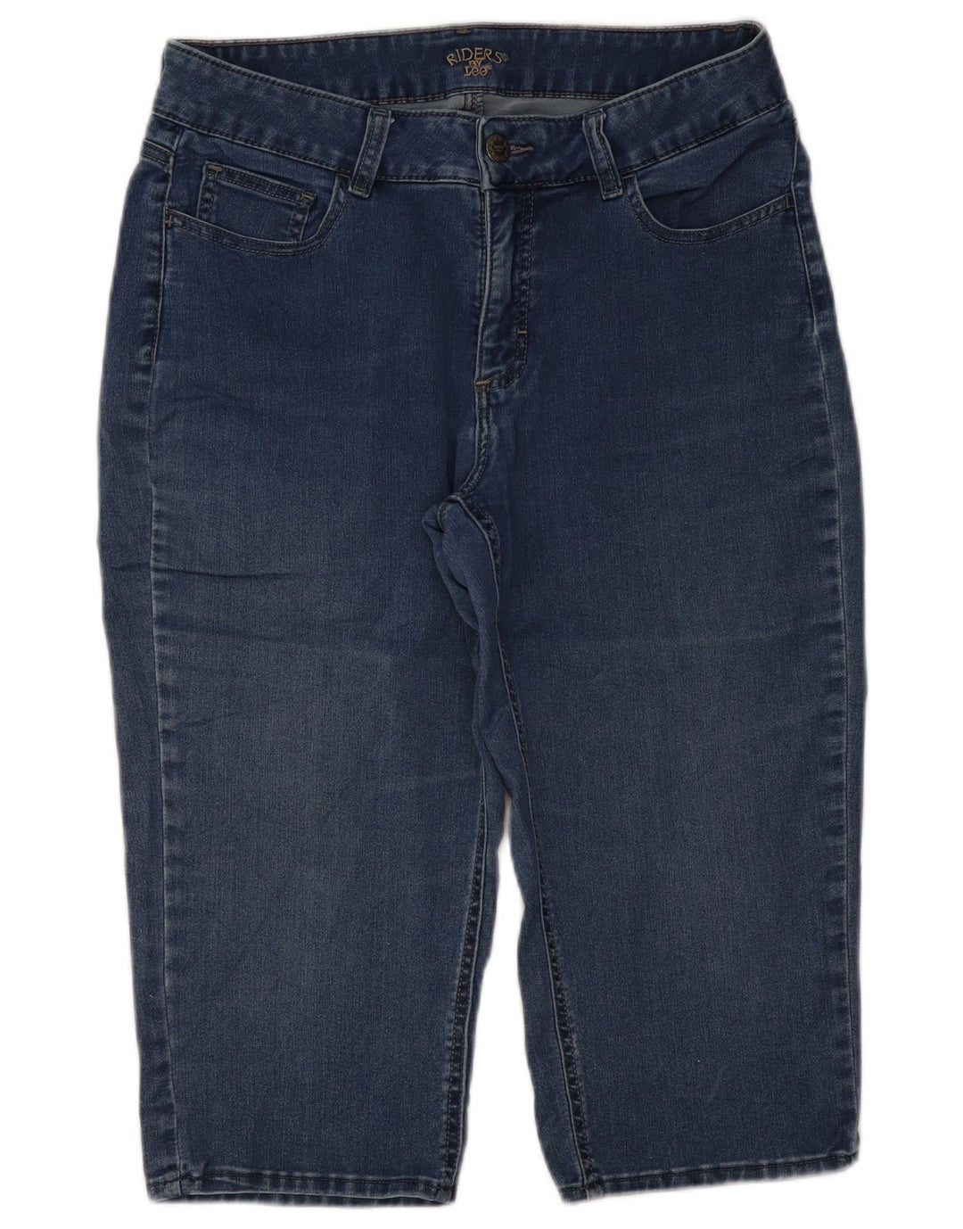 LEE Womens Riders Capri Jeans W32 L19 Blue