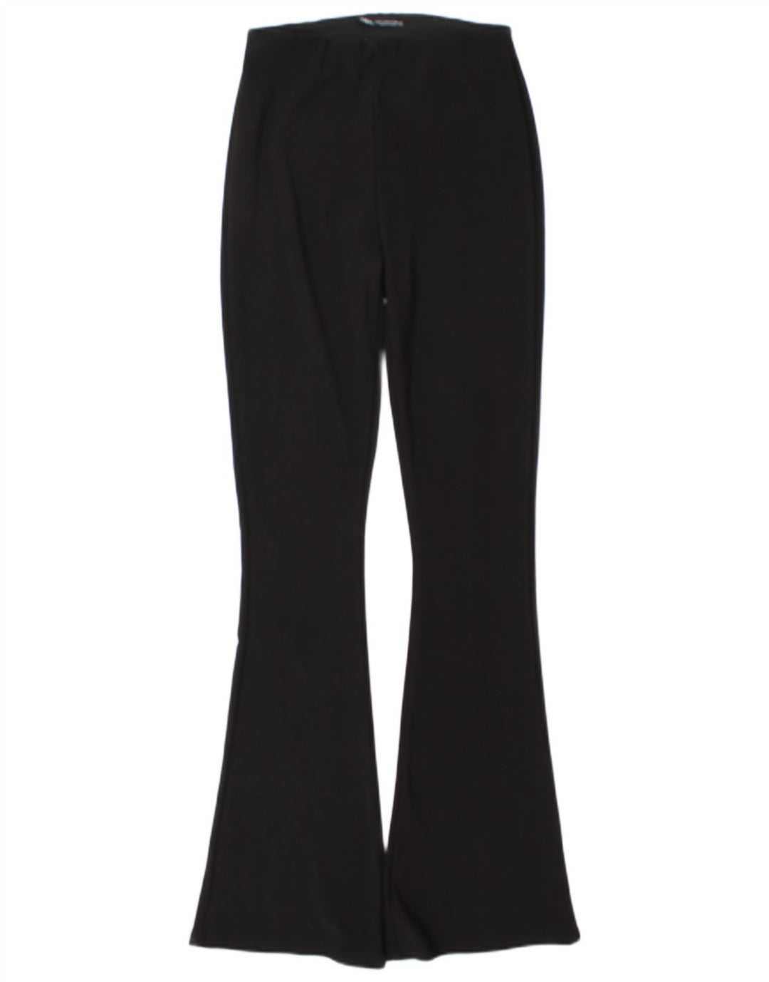 Zara Γυναικεία κολάν Flare UK 14 Medium Black Polyester