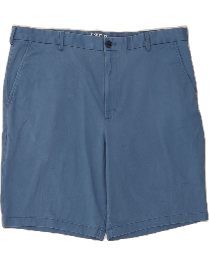 IZOD Mens Chino Shorts W38 XL  Blue Cotton Vintage Izod and Second-Hand Izod from Messina Hembry 
