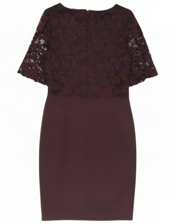 Γυναικείο φόρεμα με θήκη Phase Eight UK 12 Medium Burgundy Floral Viscose