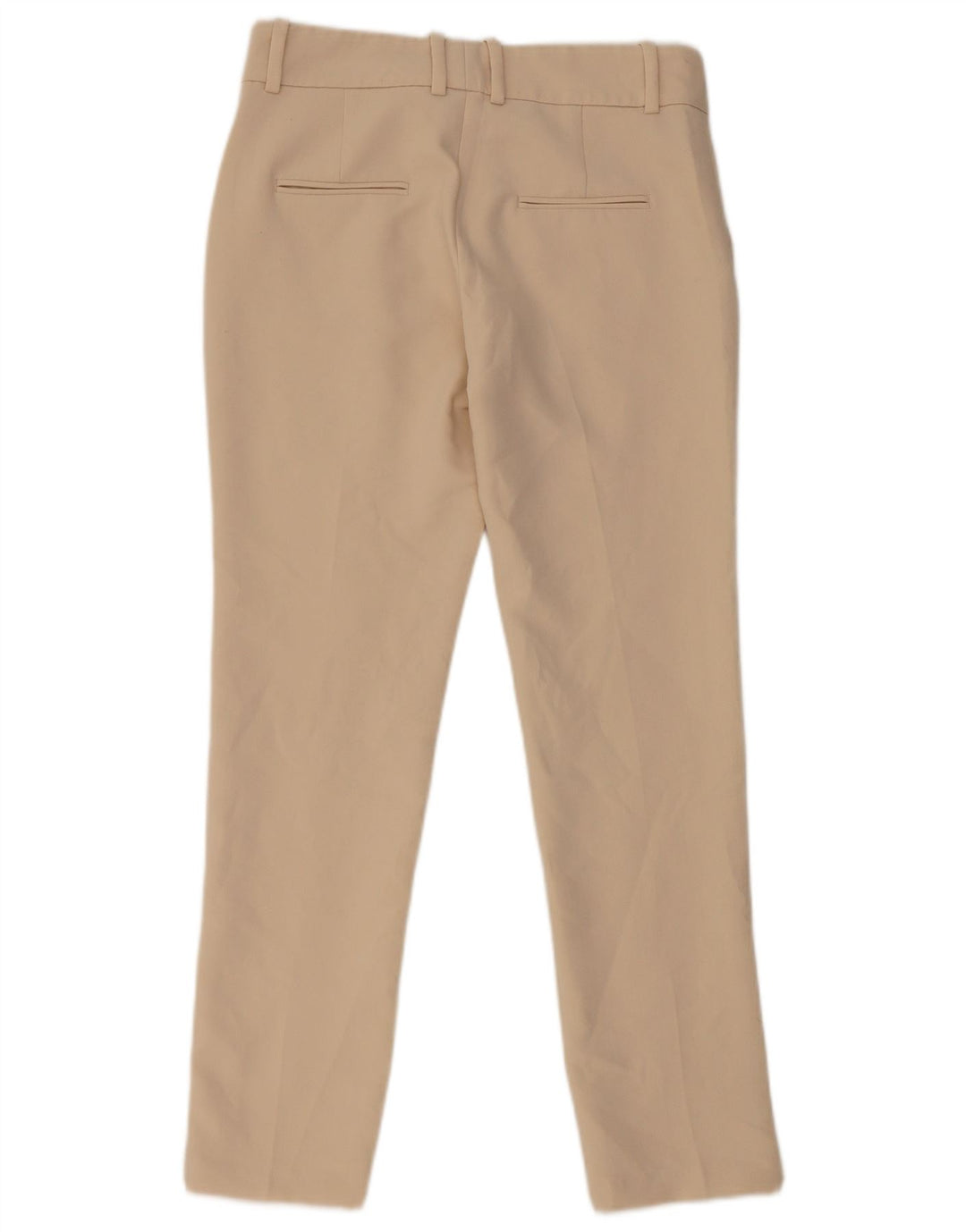 Zara Γυναικείο Παντελόνι Chino με Slim Fit XS Beige Polyester