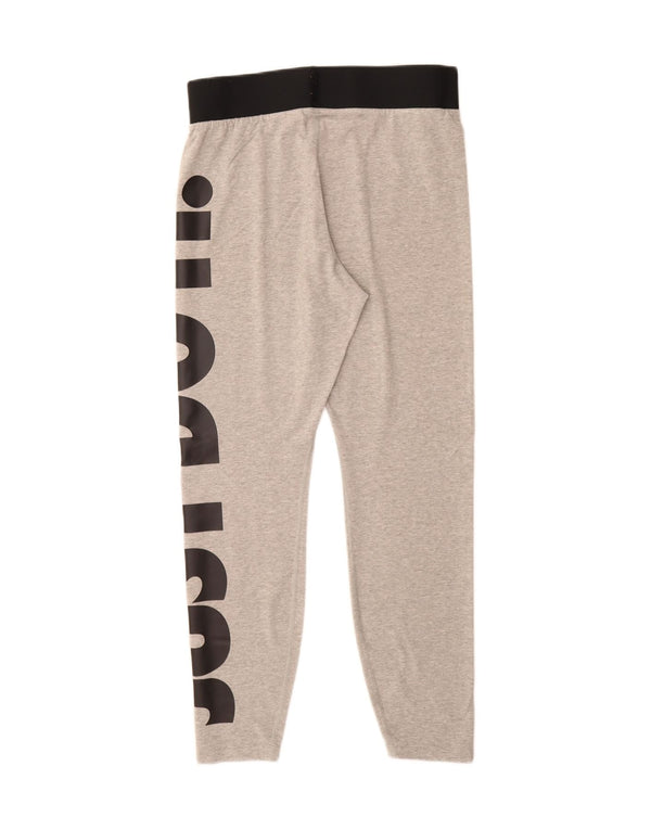 Γυναικεία γραφικά κολάν NIKE UK 16 Large Grey Cotton