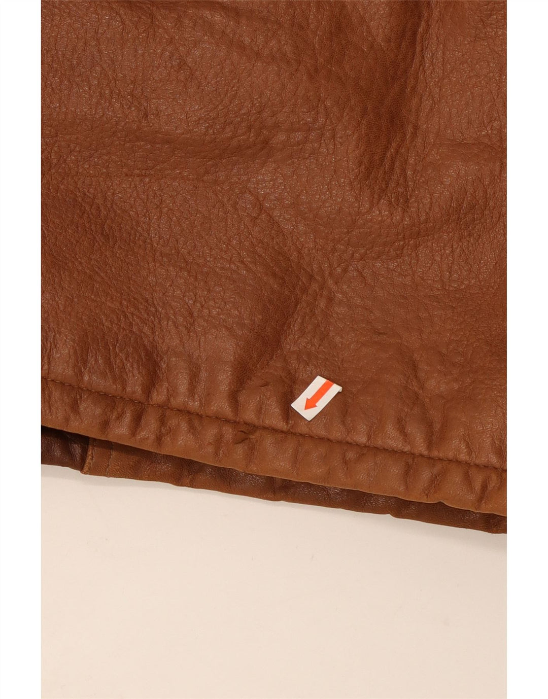 Vintage Ανδρικό Δερμάτινο Μπουφάν IT 52 XL Καφέ Colourblock Δερμάτινο