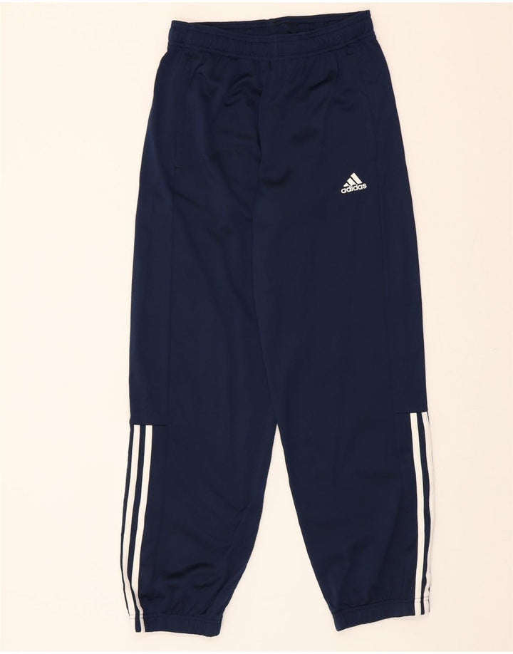 ADIDAS Mens Tracksuit Trousers Joggers Small  Blue Vintage Adidas and Second-Hand Adidas from Messina Hembry 