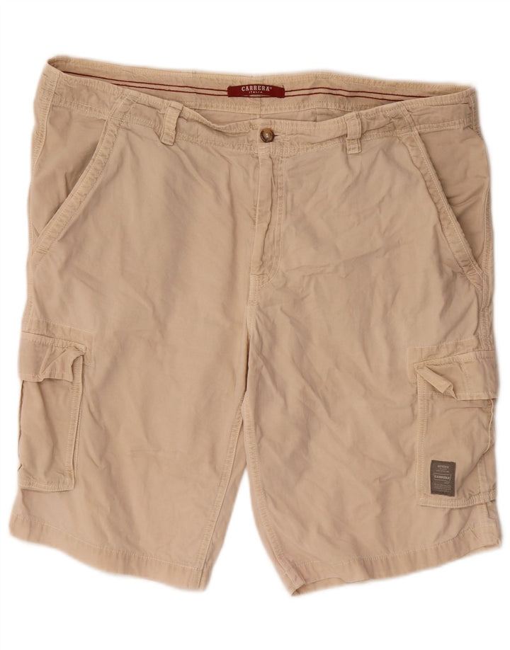 CARRERA Ανδρικό σορτς Cargo 618 W42 2XL Μπεζ βαμβακερό
