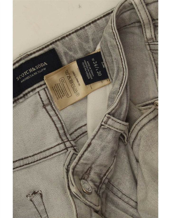 Ανδρικό Scotch & Soda Slim Jeans W34 L30 Γκρι βαμβακερό