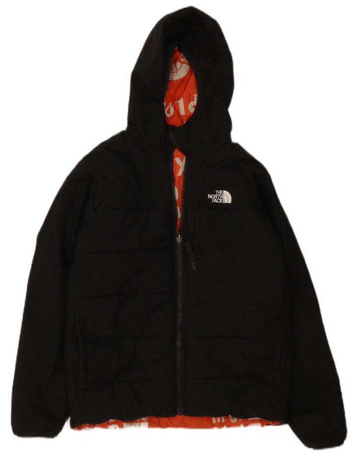 The North Face Boys Hooded Reversible Jacket 13-14 Years μεγάλο μαύρο