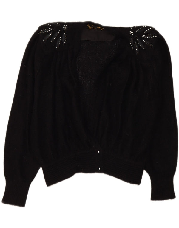 Vintage Γυναικείο Ζακέτα πουλόβερ IT 48 XL Μαύρο