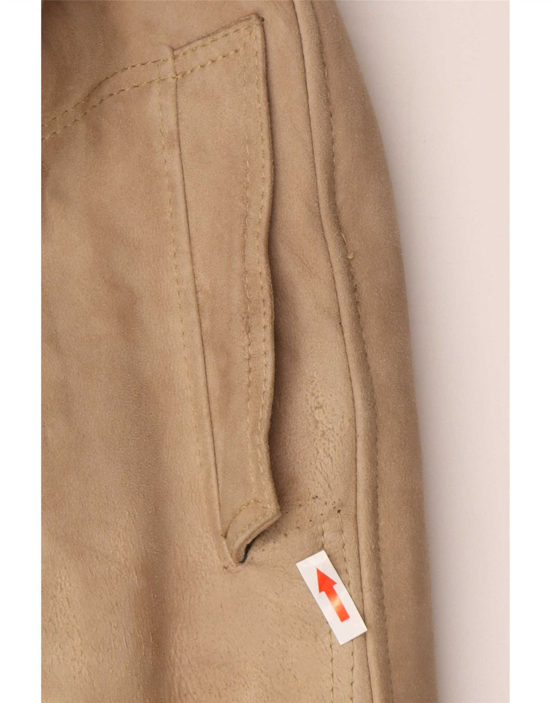 Vintage Γυναικείο Παλτό Shearling UK 8 Small Beige