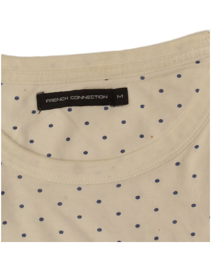 Ανδρικό T-Shirt French Connection Top Medium Off White Spoted