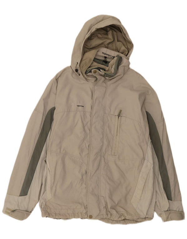 Ανδρικό μπουφάν Columbia Loose Fit Windbreaker UK 40 Large Beige Colourblock